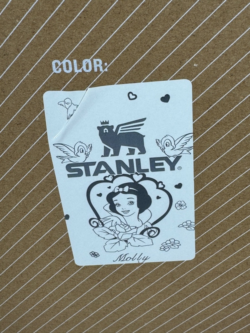 NEW MOLLY name engraved Stanley 40oz Quencher Engraved Disney Snow White - Picture 2 of 14
